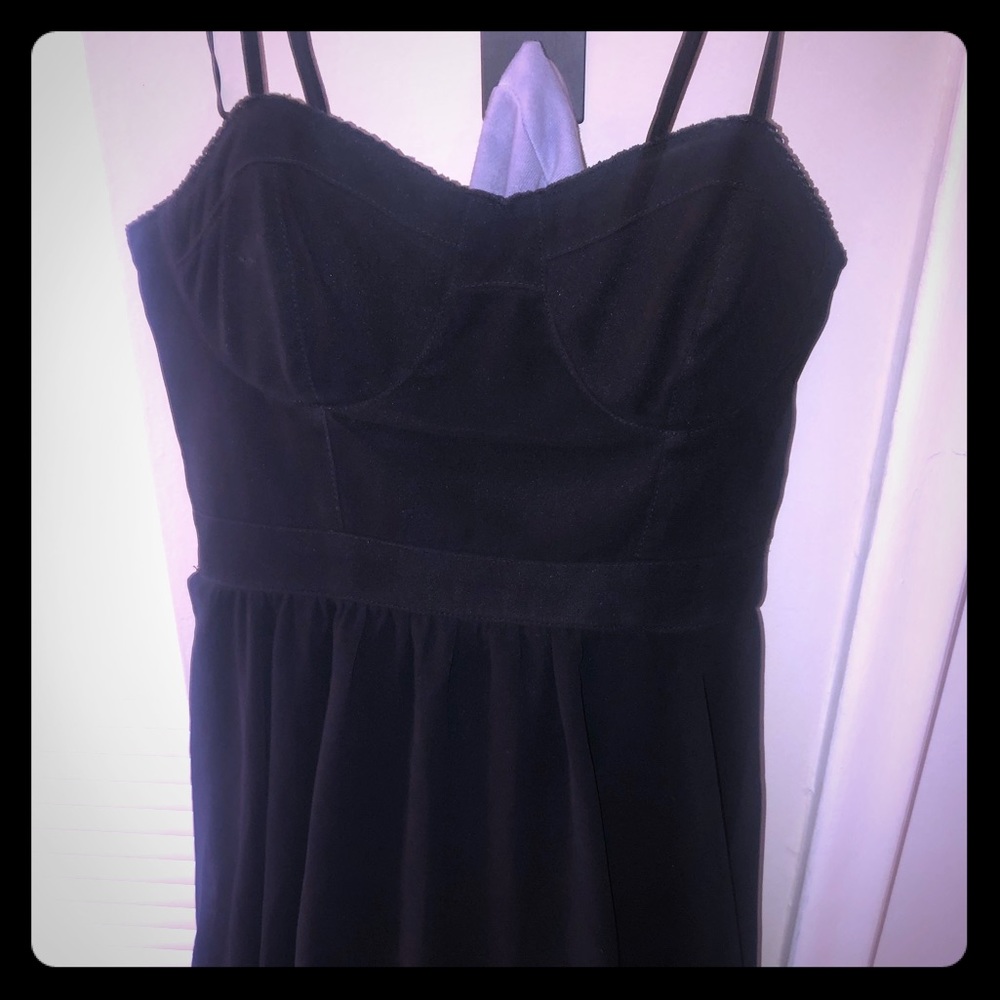 Black asymmetric dress